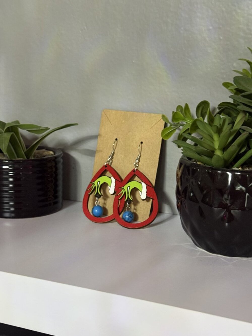 Grinch Earrings From My Small Business